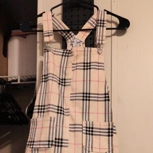 Plaid Kids Casual Dress